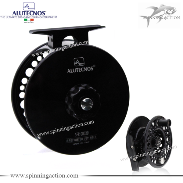 Saltwater Fly Reel Alutecnos SFR080XD Nero